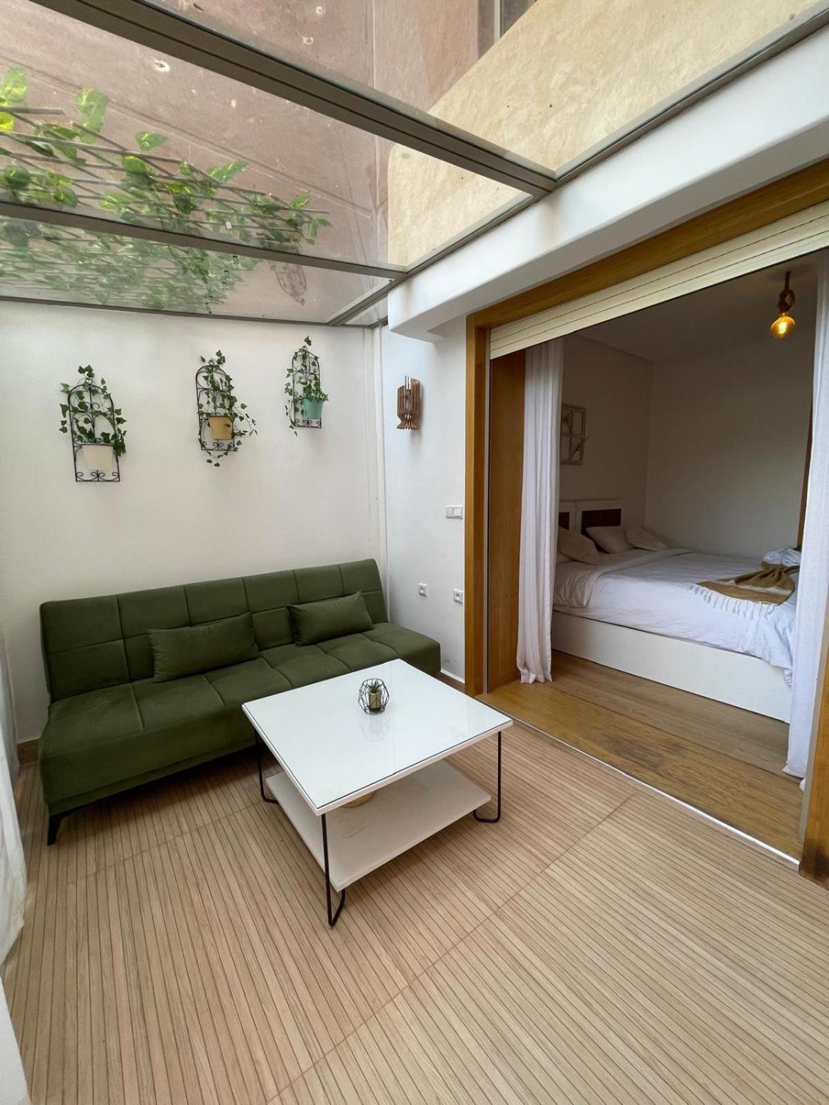 Appartement De Luxe Avec Jardin Vue Sur La Piscine Golf Securise 24H Sur 24 A 5 Minutes De L Aeroport مراكش المظهر الخارجي الصورة
